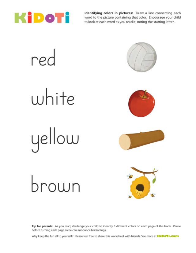 Identifying Colors (2)