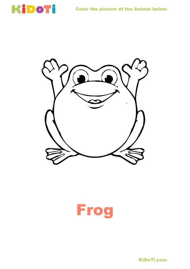 Frog Coloring Page