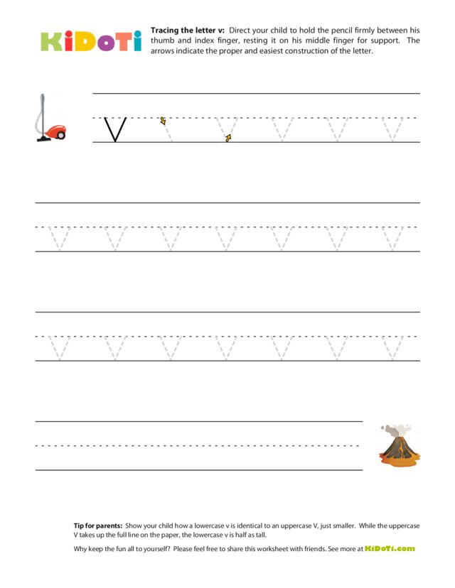Tracing Lowercase v